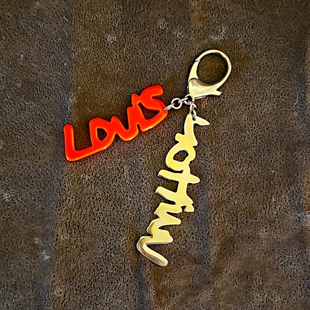 💖Louis Vuitton Stephen Sprouse Graffiti Orange charm